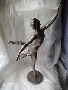 Große Sowjetisch Russische UdSSR Vintage Statue Figur Ballerina Ulanova Manizer - Bild 1 von 12
