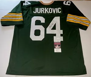 John Jurkovic Green Bay Packers signed Custom jersey autographed JSA - Picture 1 of 3