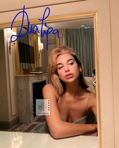 Dua Lipa english singer, songwriter 8" x 10" Signed Color PHOTO REPRINT LOOK! - Picture 1 of 1