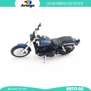 LICENSED Harley Davidson 2004 Dyna Super Glide Sport Blue scale 1:12 model bike - Picture 1 of 4