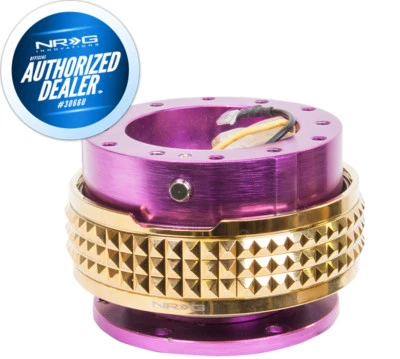 NUEVO NRG LIBERACIÓN RÁPIDA GEN 2.1 CUERPO PÚRPURA - PIRÁMIDE DORADA SRK-210PP-CG + HARDWARE Foto 1 de 2