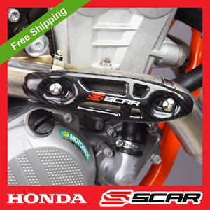 PROTECTOR TÉRMICO ESCAPE UNIVERSAL CARBONO ESCUDO 4 TIEMPOS HONDA CRF X 250 450 SCAR - Imagen 1 de 3