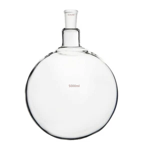 5L 1-Neck 24/40 Round Bottom Glass Flask 5000ml Laboratory Chemical Bottle - Picture 1 of 1