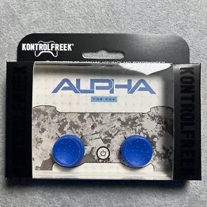 Kontrol Freek PS4 PS5 Controller High Performance Thumb Grip Alpha Blue 2pc New - Picture 1 of 3
