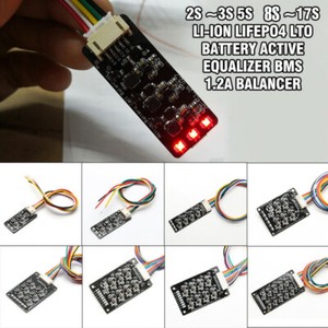 2S~8S 10S~17S Li-ion LiPo Lifepo4 LFP Battery Active Equalizer BMS 1.2A Balancer