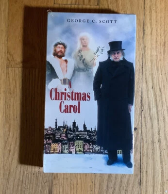 A Christmas Carol VHS Movie, Charles Dickens, George C Scott, New - Image 1 of 2