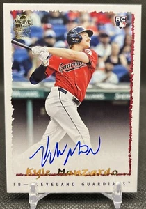 2024 Topps Archives KYLE MANZARDO On-Card Rookie Autograph! Cleveland Guardians - Picture 1 of 2
