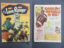 Dell Comics The Lone Ranger # 53 FR / GD Nov 1952 Rearing Silver Shootout cover
