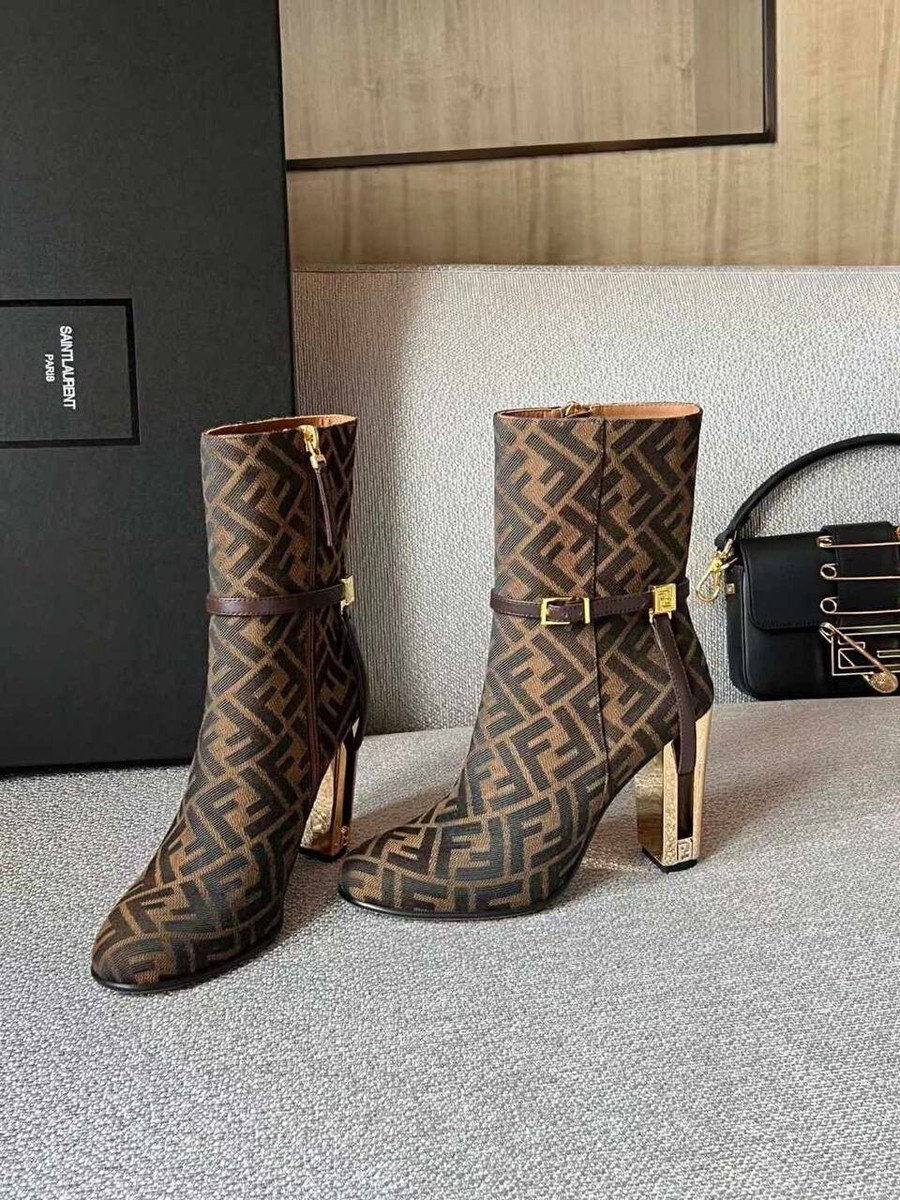 Fendi High (3-3.9 in) Heel Height Ankle Boots for Women for Fendi High (3-3.9 in) Heel Height Ankle Boots for Women for