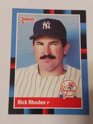 Rick Rhoden New York Yankees 1988 Donruss Card #128 - Image 1 of 2