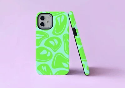 Melted Smiles Acid Melting 2 in 1 Phone Tough Case/Cover For iPhone - Image 1 of 4