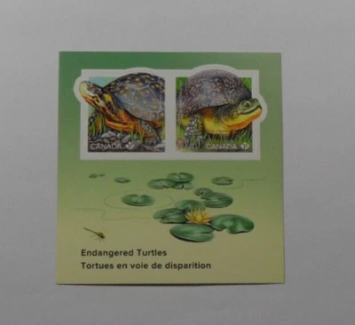 STAMPMART : CANADA 2019 SC#3179 ENDANGERED TURTLES MNH BOOKLET SHEET - Image 1 of 2