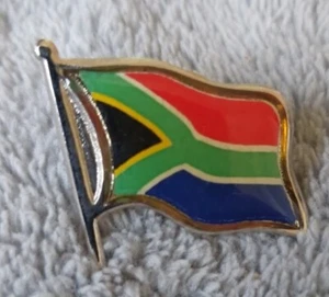 SÜDAFRIKA Nationalflagge, Vintage Sammler Emaille Pin Anstecker/Brosche - Bild 1 von 2