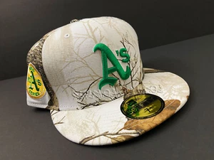EXCLUSIVE OAKLAND A'S ATHLETICS FITTED HAT REAL TREE CAMO 72 WS PATCH CLUB 7 3/4 - Picture 1 of 11
