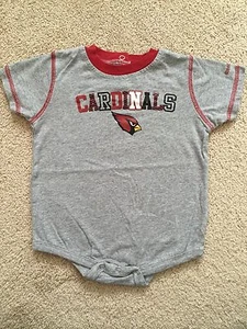 Reebok Louisville Infant Shirt Cardinal Baseball Onesie SZ 24 Months Gray - Picture 1 of 9