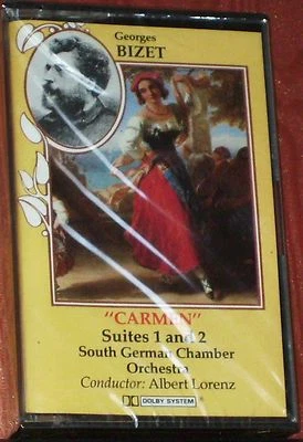 Bizet Carmen Suites 1, 2 Albert Lorenz CASSETTE ALBUM Bibi Mus BBM123 NEW SEALED - Image 1 of 4