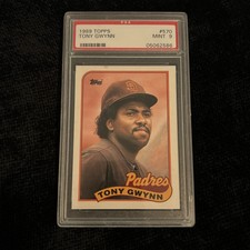 Tony Gwynn PSA GRADED MINT 9 1989 Topps #570 HOF San Diego Padres Slabbed