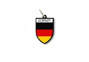 Schlüsselanhänger Schlüsselanhänger Ringflagge National Souvenir Schild Deutschland - Bild 1 von 1