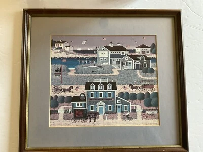 CHARLES WYSOCKI “BAHÍA DE LAS BRUJAS” ENMARCADO Y ENMARAÑADO Foto 1 de 4