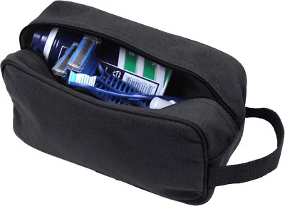 Tactical Travel Toiletry Bag Zipper Canvas Case Compact Organizer Portable Dopp - Image 1 of 2
