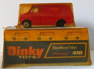 Dinky Toys Bedford Van Red Royal Mail Speedwheels 410 Diecast Model Original Box - Picture 1 of 15