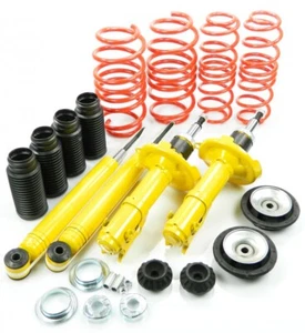 Sportfahrwerk 60 40mm + Domlager VA HA + Staubkappen VW Golf III 1HXO - Bild 1 von 1