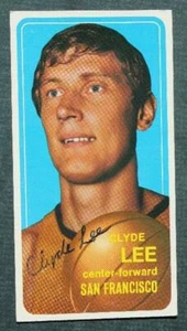 Tarjeta de baloncesto Topps autografiada por la estrella de los San Francisco Warriors Clyde Lee 1970-71- - Imagen 1 de 1