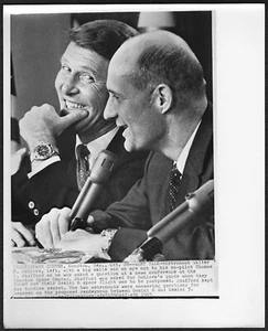 Astronauts Walter Schirra & Thomas Stafford - Associated Press Photo (1965) - Picture 1 of 2