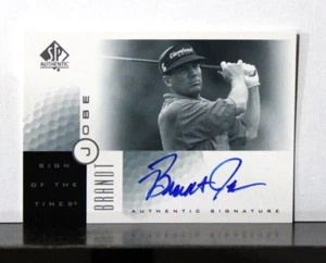 2001 SP Authentic Sign of the Times Brandt Jobe #BJ Rookie Auto - Picture 1 of 2