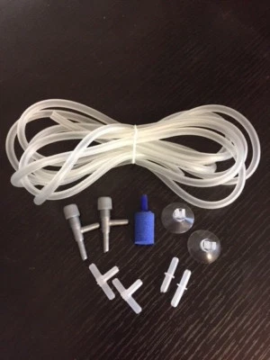 Aquarium Air Line tubing Kit,T-Valves+Control Valves+Connector Valves+Stone+Cups - Image 1 of 4