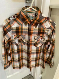 TU Boys Multi Colour Check Long/Short Sleeve Shirt 7 Year 100% Cotton Inc UK P&P - Picture 1 of 8