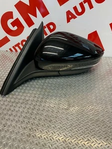 2019 FORD FOCUS DOOR MIRROR PASSENGER N/S AGATE BLACK POWERFOLDING PUDDLELIGHT - Picture 1 of 4