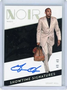 2019-20 Panini Noir Basket Showtime Firme SWS-GHI Grant Hill #49/49 - Foto 1 di 2