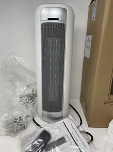 Brand New PTC Fan Heater, Space Heater with Thermostat and Timer Remote Control - Picture 1 of 8