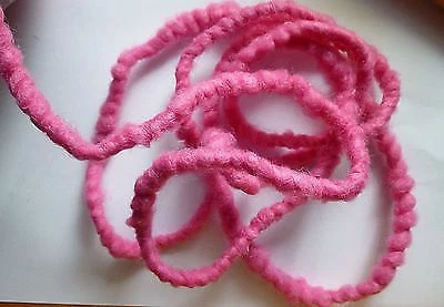 Filzwolle Rosa 2m (1m 0,98 Euro) Kordel Schafwolle Flausch Basteln Deko Band - Bild 1 von 1