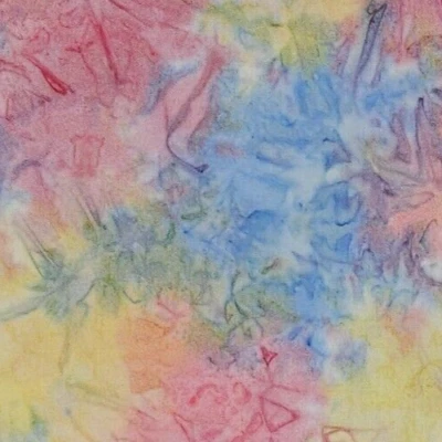 Tecido Tie Dye BATIK cores pastel ÁRVORES ATEMPORAIS algodão POR JARDA - Imagem 1 de 3