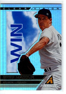 2013 Pinnacle Clear Vision Pitching Win #23 Greg Maddux (ref 142725)