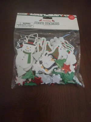 Holiday Foam Stickers 120 Count — 第 1/4 张图片