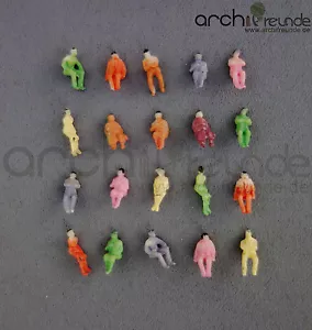 100 x sentados Figuras para Modelismo ferroviario Escala N - Imagen 1 de 1