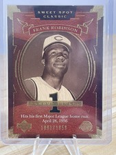 2004 Upper Deck SWEET SPOT CLASSIC FRANK ROBINSON #/1956 First Home Run Mint