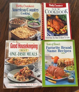 Cookbook Lot: Betty Crocker, Taste of Home, Good Housekeeping (4 Books) - Picture 1 of 24