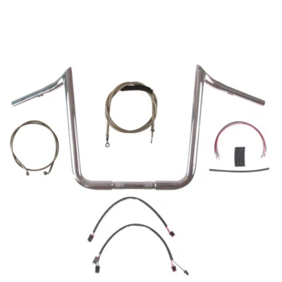 Kit de barra PrimeApe 1 1/4" cromada 16" 2014-2016 Harley-Davidson Road King sin ABS Foto 1 de 3