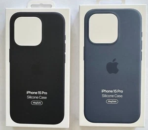 Authentique Coque Silicone Apple Neuve pour iPhone 15 Pro avec MagSafe - Photo 1 sur 5