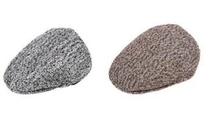 Cappello berretto edera aderente in feltro di lana a spina di pesce - Foto 1 di 3