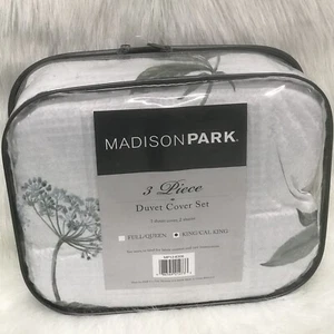 Madison Park 3 Piece Duvet Cover Set Cal King Mp12-6306 - Picture 1 of 3