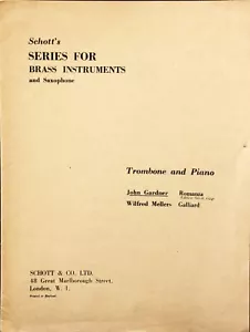 John Gardner Romanza for Trombone and Piano - Picture 1 of 1