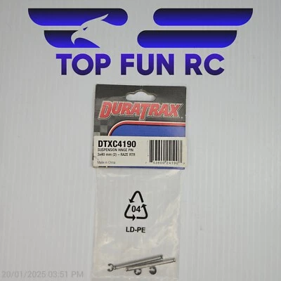 Duratrax DTXC4190 Hinge Pin, Suspension 3x40mm For Raze RTR - Image 1 of 2