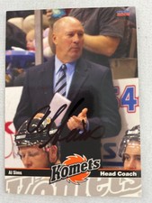 IHL 2009 Fort Wayne Komets Choice Hockey Card#25-Al Sims, Head Coach-AUTOGRAPHED