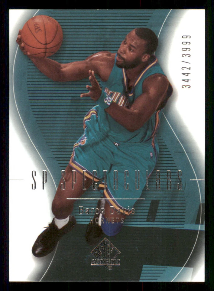 2003-04 SP Authentic #97 Baron Davis SPEC /3999 - Image 1 of 2