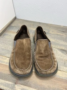 Patagonia Mens Brown Slippers Corduroy Slip-On Shoes Size 10 Casual Comfort - Picture 1 of 5